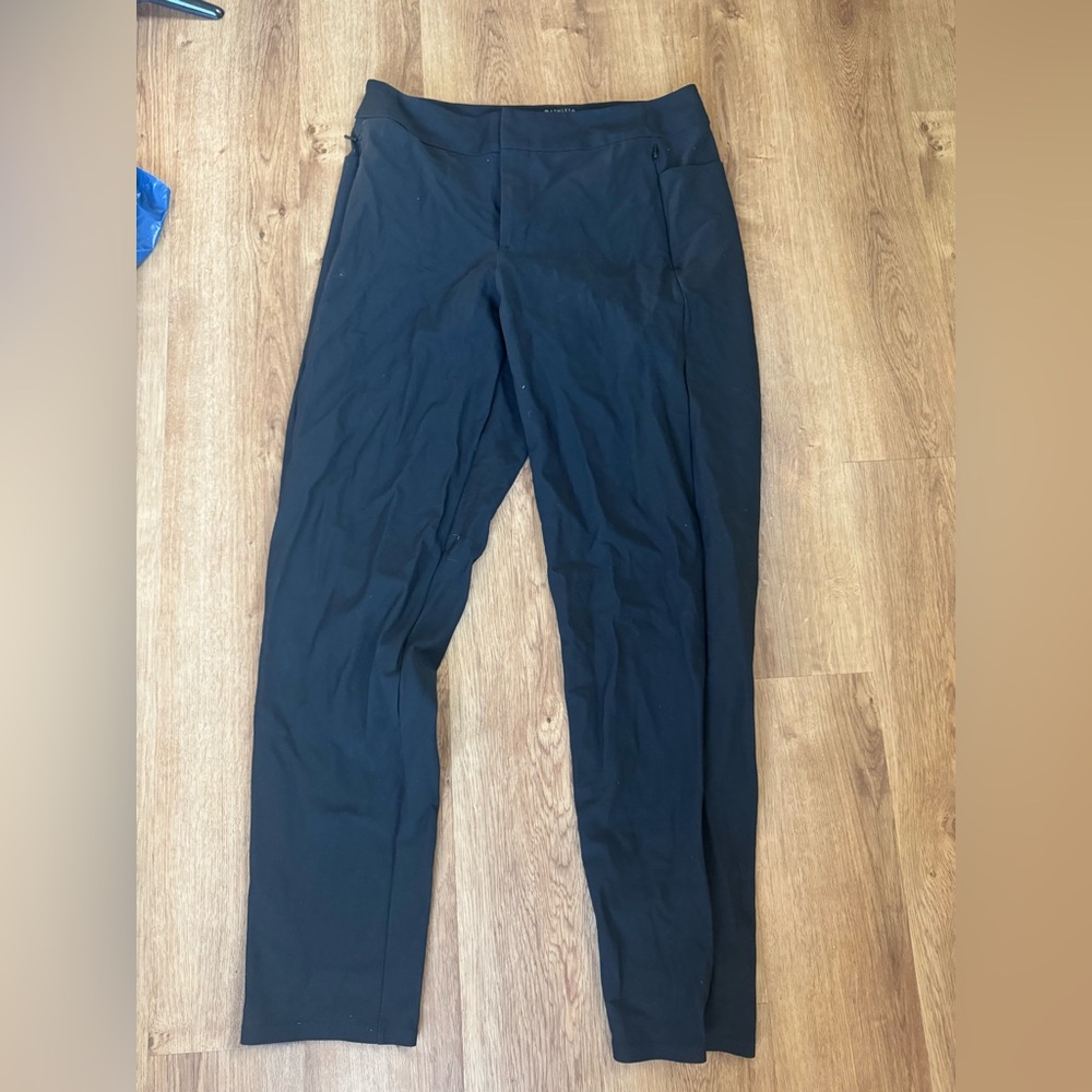 Athleta Black Dress Pants with zipper and pockets